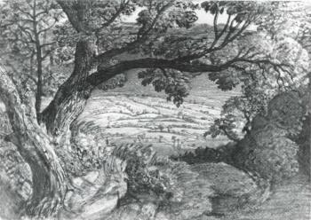 Golden valley by 
																			Samuel Palmer