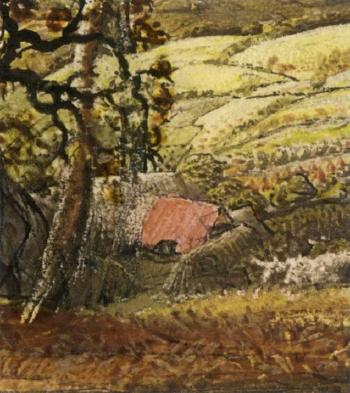 Golden valley by 
																			Samuel Palmer