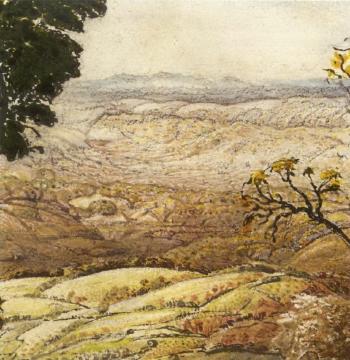 Golden valley by 
																			Samuel Palmer