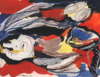 Vol d'oiseaux by 
																	Karel Appel