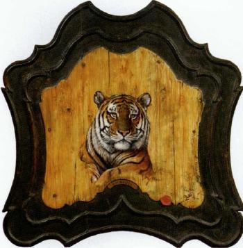 Tiger - trompe l'oeil by 
																	Eike Redel
