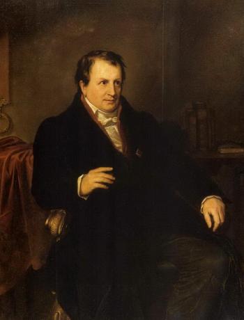 Portrait of poet Ludwig Tieck by 
																	Carl Christian Vogel von Vogelstein