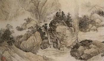 Landscape of Wangchuan by 
																			 Zhang Jisu