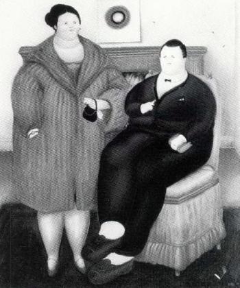 The Visit - The Rich by 
																			Fernando Botero