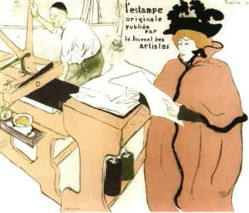 Couverture de l'estampe originale by 
																	Henri de Toulouse-Lautrec