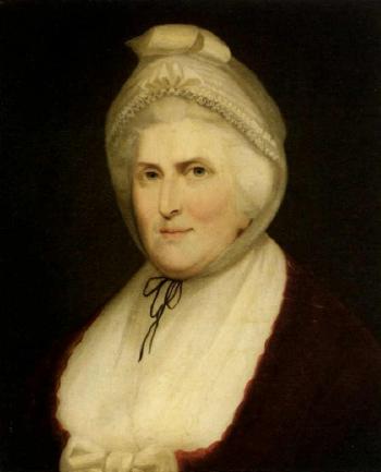 Portrait of Martha Washington by 
																	Jean Pierre Henri Elouis