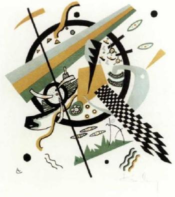 Kleine welten IV by 
																	Wassily Kandinsky