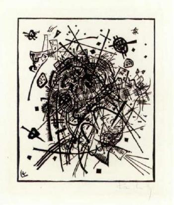 Kleine welten VIII by 
																	Wassily Kandinsky