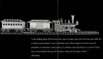 Jim Beam JB Turner train by 
																			Jeff Koons
