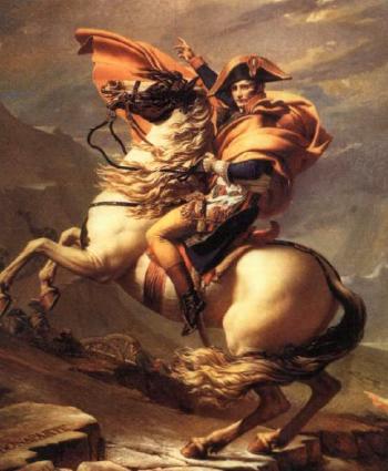 Portrait of Napoleon Bonaparte, holding a sabre by 
																			Andrea Appiani