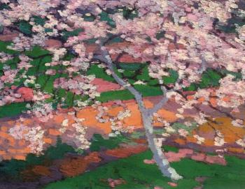 Cherry blossom by 
																	Dorothy A Cadman