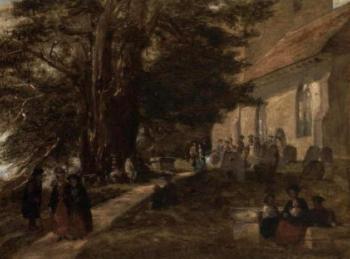 Returning from church by 
																	Alfred Rankley
