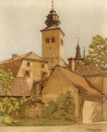 View of Visby by 
																	Esther Salmson