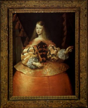 Portrait of the Habsburg Infanta Margarita Teresa of Spain by 
																	Francisco Ignacio de la Iglesia