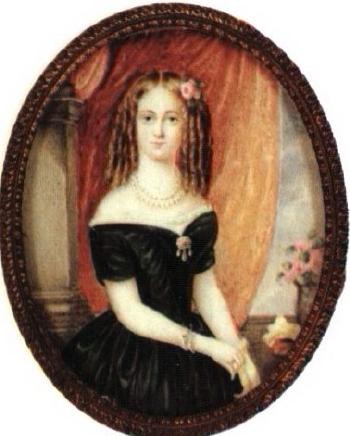 Portrait of woman by 
																	Ferdinand von Lutgendorf
