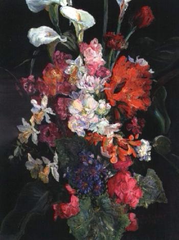 Bunch of flowers by 
																	Friedrich von Radler