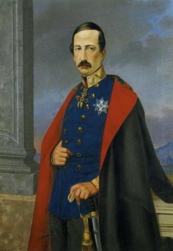 Portrait of Duke Franz V von Modena by 
																	Carlo Santiyan y Velasco