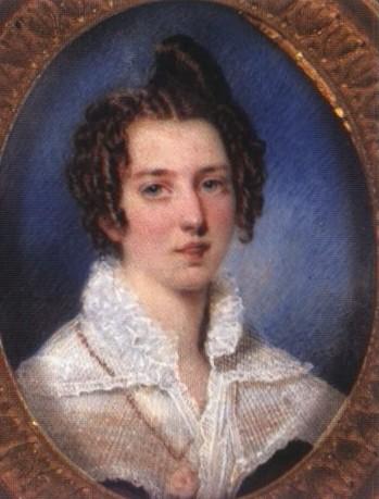 Young woman with white collar by 
																	Friedrich Wailand