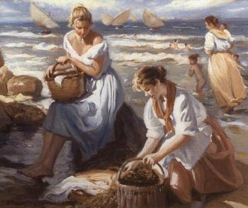 Fisherwomen by 
																	Emilio Frejo Gutierrez