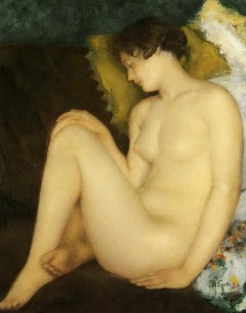Female nude by 
																	Alfredo Protti