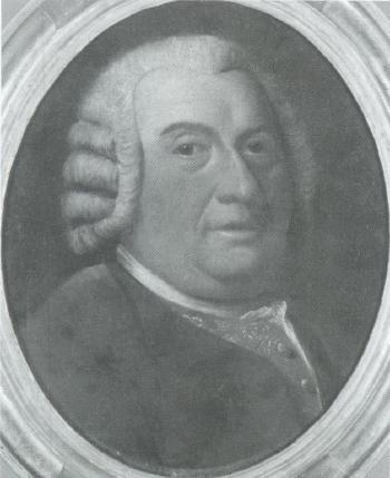 Portrait of man in elegant clothing by 
																	Pinson Abeauvain
