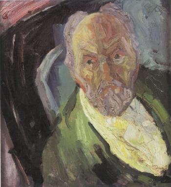 Portrait of man by 
																	Carl Heinz Krug