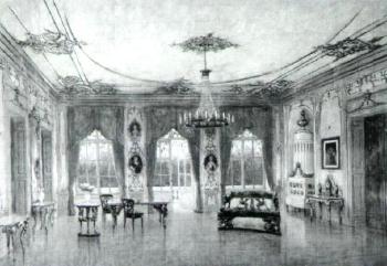Castle interior by 
																	Franz Angelo Rottonara