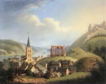 Bacharach am Rhein by 
																	Johann Baptist Bachta