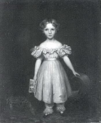 Portrait of little girl by 
																	Frederick Newenham