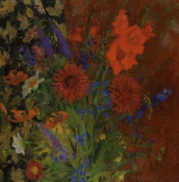 Large bouquet of flowers by 
																	Marguerite Frey-Surbeck