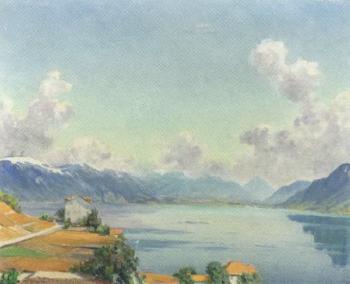 Lake Geneva by 
																	Arnold Hans Daepp