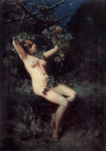 Female nude with vines by 
																	Adolf Muller-Grantzow