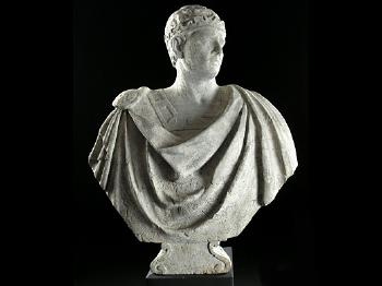 Bust of an emperor by 
																	Alessandro Vittoria