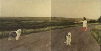 Dog walk, cross country by 
																	Alexandra Haeseker