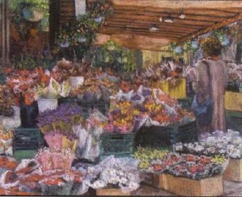 Flower market, Cabbage town, Toronto by 
																	Lucienne Zegray