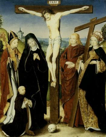 Christ on the Cross by 
																	Jan Baegert