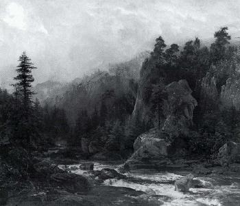 Mountain stream by 
																	Hellmuth Raetzer