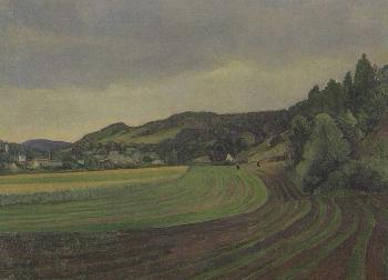 Landscape by 
																	Adolf Gustav Jutz
