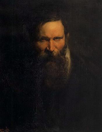 Bearded man by 
																	Ferdinand Trosch