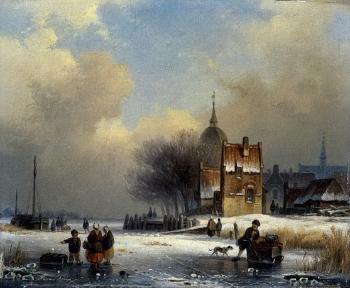Winter pleasures by 
																	Johann Wagner-Deines