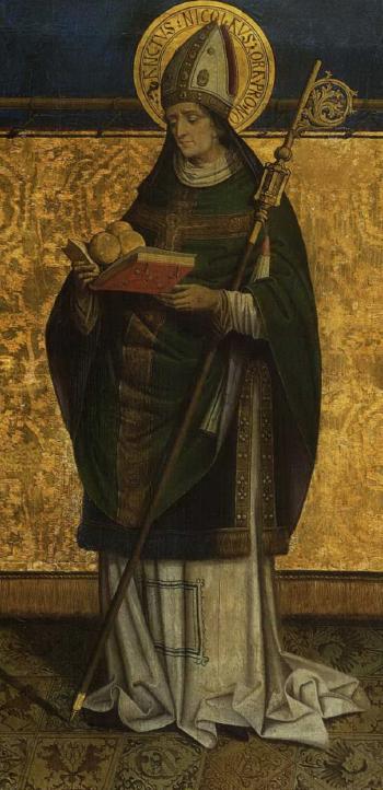 Saint Nicolas of Myra by 
																	Bartholome Zeitblom
