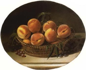 Still life with peaches by 
																	Edward Edmondson