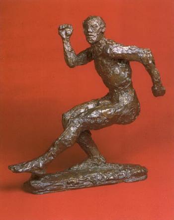 Leaping man by 
																	Elisabeth Frink