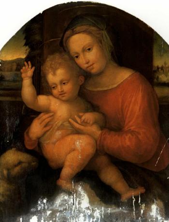 Madonna and Child by 
																	Fra Paolo Paolino