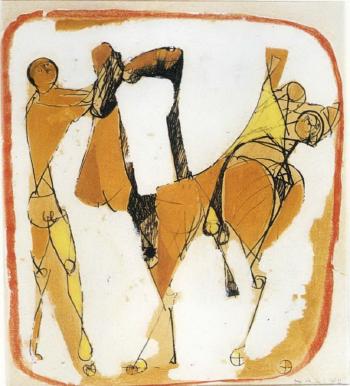 Cavalli e cavalieri by 
																	Marino Marini