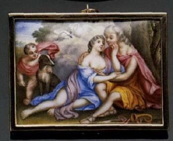 Diana and Endymion by 
																	 Huault Brothers