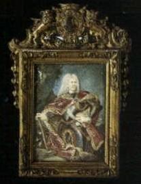 Vincent Gideon Henri, Marquis de Cheussis, wearing Orders by 
																	Georg Salemann