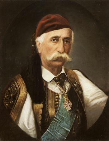 Portrait of Theodoros Zaimes by 
																	Dionysios Tsokos
