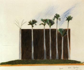 Bank, Palm Springs by 
																	David Hockney