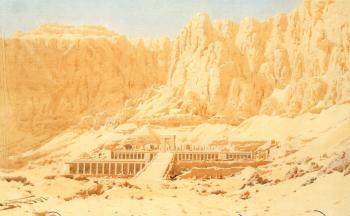 Valley of the Kings - Temple of Hatshepsut by 
																	Augustus Osborne Lamplough